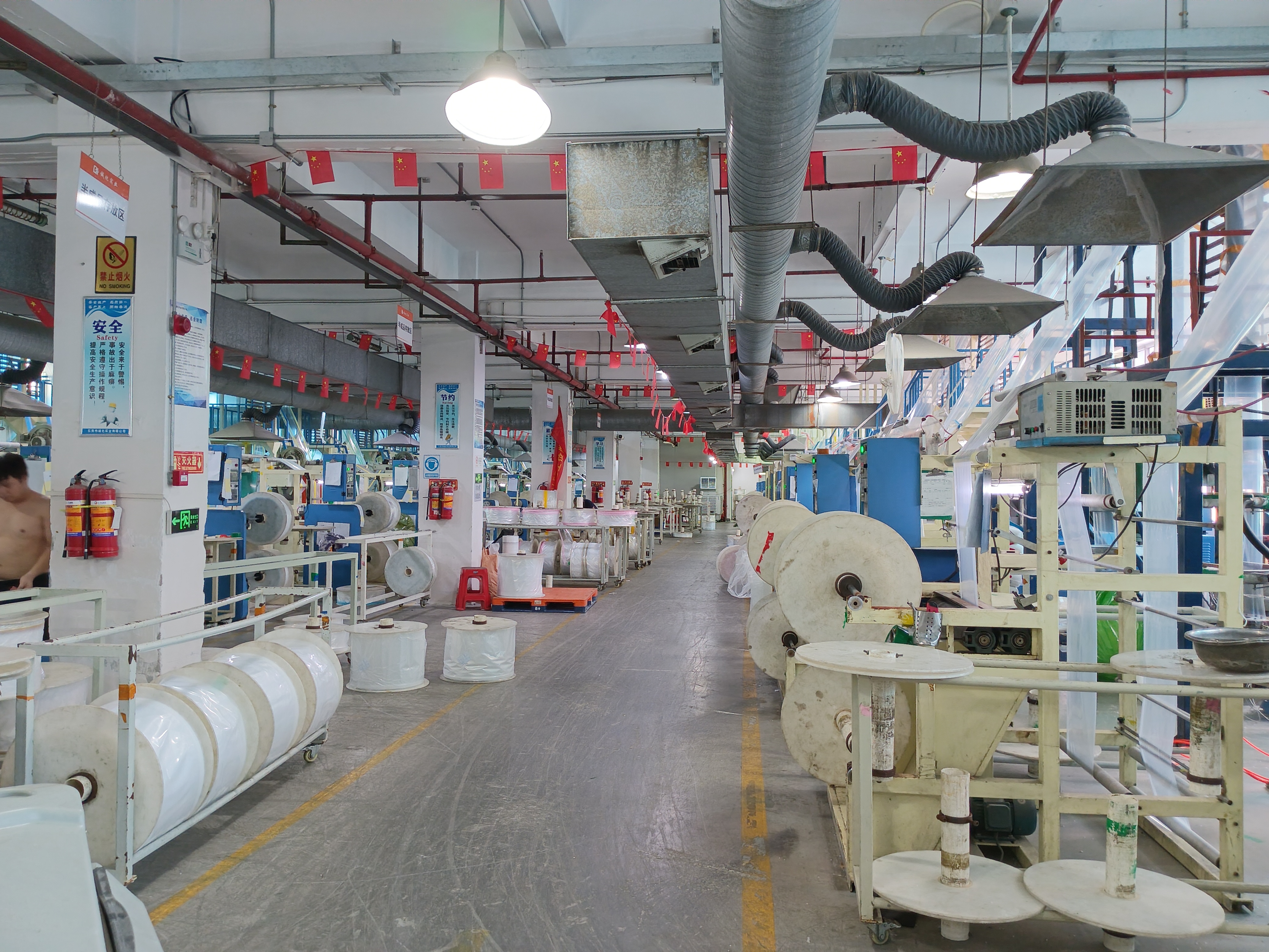 Real flexible packaging production area